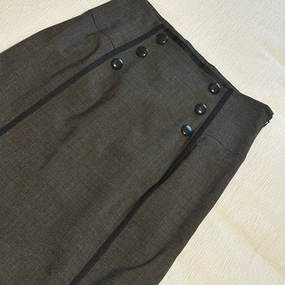 Ann Taylor Charcoal Pencil Skirt - Picture 4 of 6